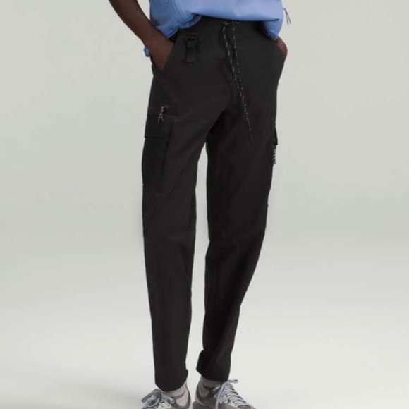 Multi-Pocket Cargo High-Rise Hiking Pants
